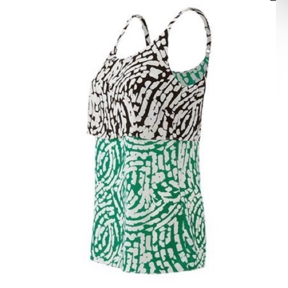 CAbi Women’s 5732 Hobnob Cami Black & Green Size M